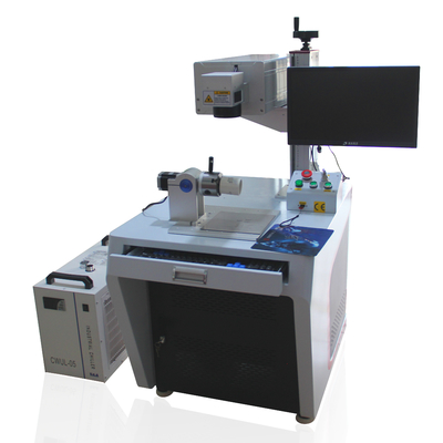máquina de grabado del laser de la fibra de la máquina 200x200m m de la marca del laser de la fibra 50w en el metal