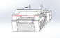 Cortadora de alimentación auto del laser de 80 vatios 130W 150W para los materiales del paño de la materia textil de la tela del rollo