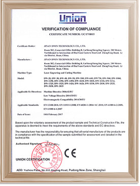 China Jinan Dwin Technology Co., Ltd Certificaciones